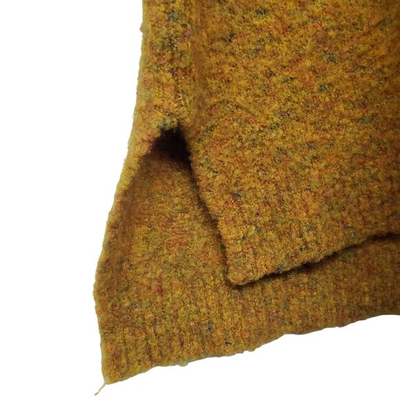 Mystree Yellow Multicolor Round Neck Long Sleeve Pullover Sweater L Womens - Picture 7 of 9